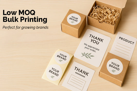 Low-MOQ Bulk Printing: Perfect for Growing Brands